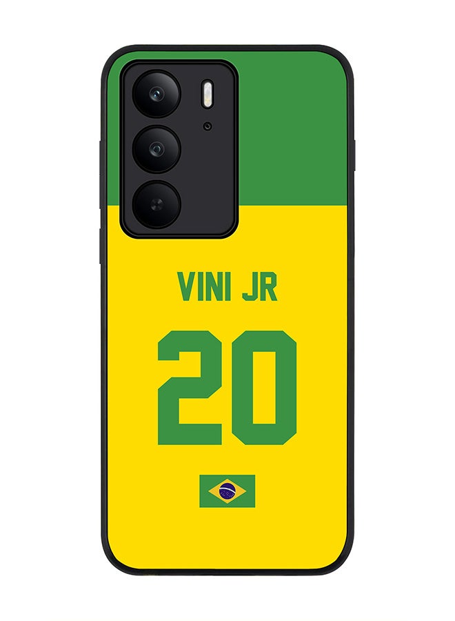 For Realme C75x / C75 4G Case,Slim fit Camera Protection, Shockproof Thin Phone cover  - Football - Brazil,  Vini Jr